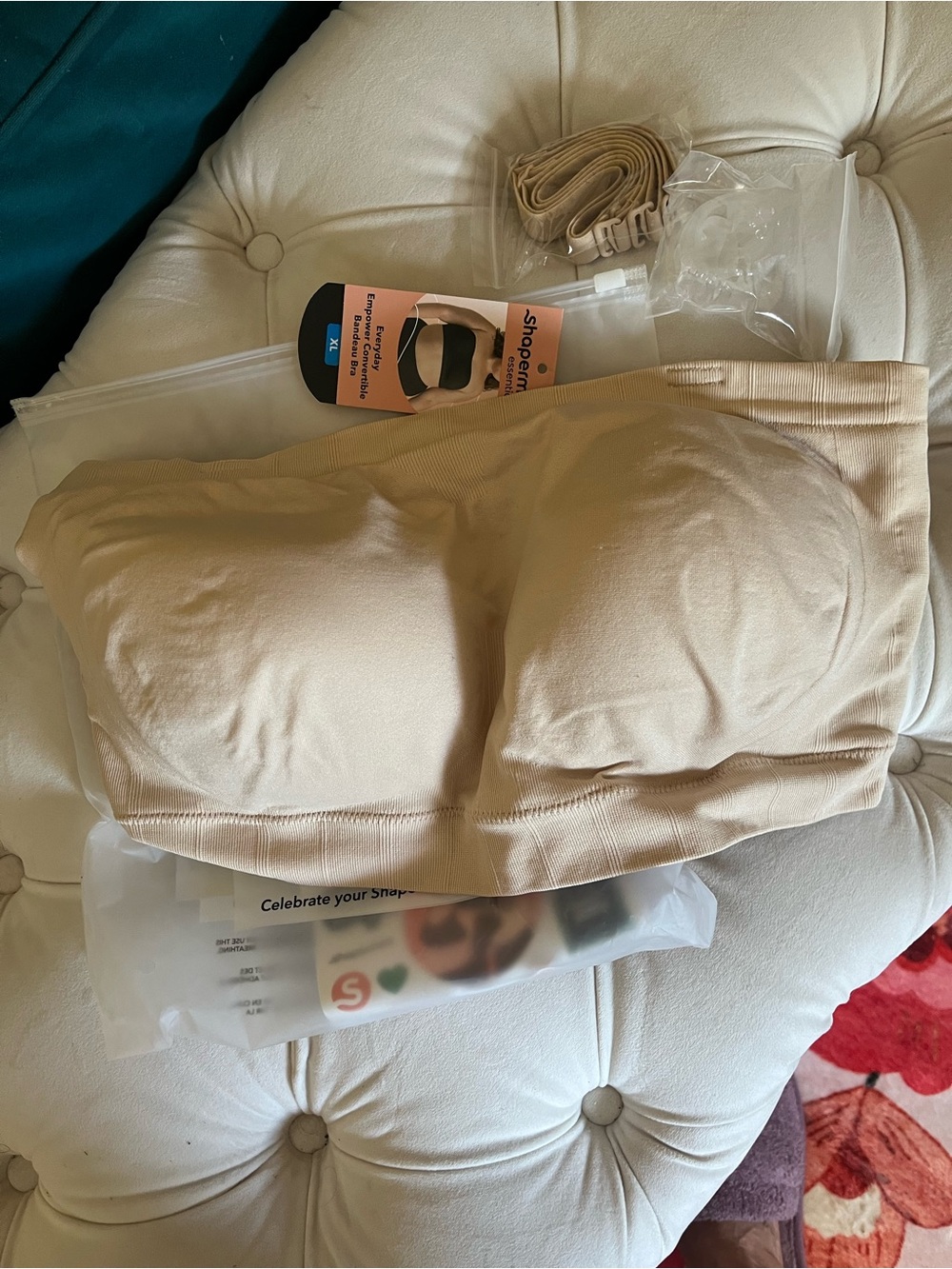Shapermint Nude Seamless Strapless Bandeau Bra